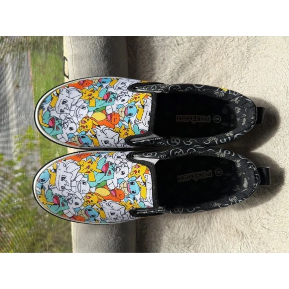Pokémon Character Slip-On Shoes – Size 8